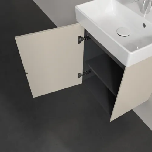 VILLEROY BOCH Toaletní skříňka Collaro, 1 dvířka, 410 x 546 x 344 mm, kašmírově šedá #C00500VN, obrázek 7