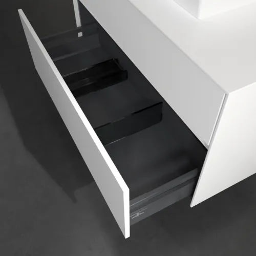 VILLEROY BOCH Collaro toaletní skříňka, s osvětlením, 2 výsuvy, 1000 x 548 x 500 mm, bílá matná / bílá matná #C016B0MS, obrázek 7
