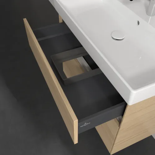 VILLEROY BOCH Toaletní skříňka Collaro, s osvětlením, 2 výsuvy, 754 x 546 x 444 mm, severský dub #C010B0VJ, obrázek 8