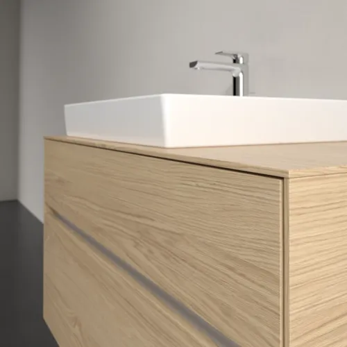 VILLEROY BOCH Toaletní skříňka Collaro, s osvětlením, 2 výsuvy, 1000 x 548 x 500 mm, severský dub / severský dub #C017B0VJ, obrázek 6