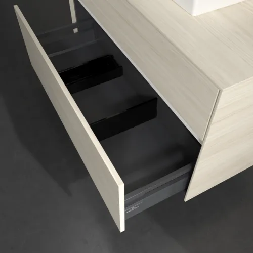 VILLEROY BOCH Toaletní skříňka Collaro, 2 výsuvy, 1000 x 548 x 500 mm, bílý dub / bílý dub #C01600AA, obrázek 6