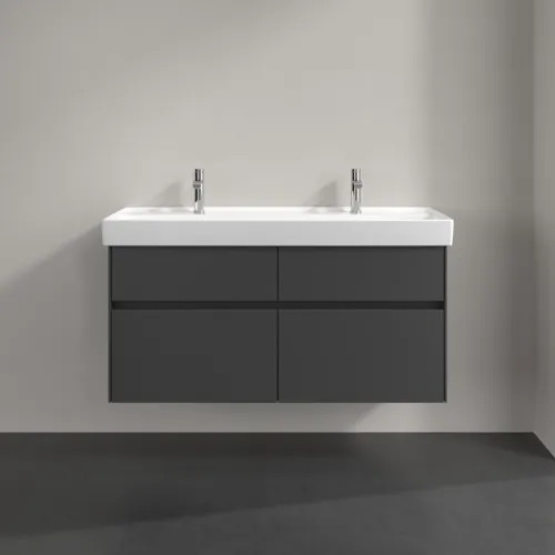 VILLEROY BOCH Toaletní skříňka Collaro, 4 výsuvy, 1154 x 546 x 444 mm, grafitová barva #C01200VR, obrázek 3