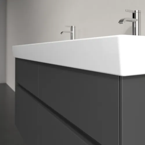 VILLEROY BOCH Toaletní skříňka Collaro, 4 výsuvy, 1154 x 546 x 444 mm, grafitová barva #C01200VR, obrázek 5
