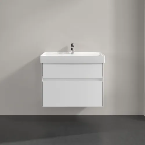 VILLEROY BOCH Toaletní skříňka Collaro, 2 výsuvy, 754 x 546 x 444 mm, bílá matná #C01000MS, obrázek 4