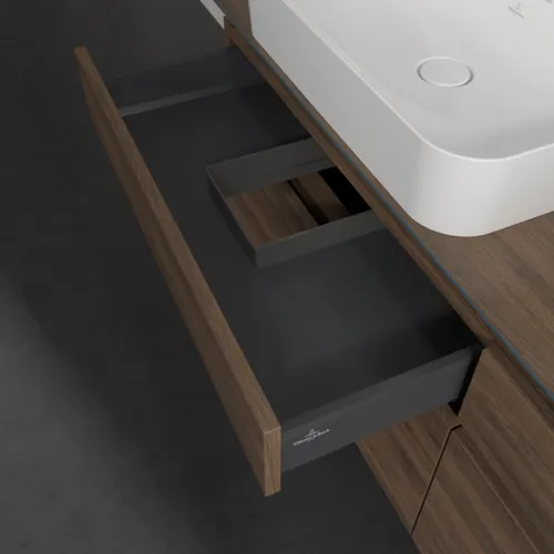VILLEROY BOCH Legato toaletní skříňka, s osvětlením, 4 výsuvy, 1600 x 550 x 500 mm, Arizona Oak / Arizona Oak #B768L0VH, obrázek 6