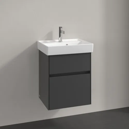 VILLEROY BOCH Toaletní skříňka Collaro, 2 výsuvy, 460 x 546 x 374 mm, grafitová barva #C00600VR, obrázek 2