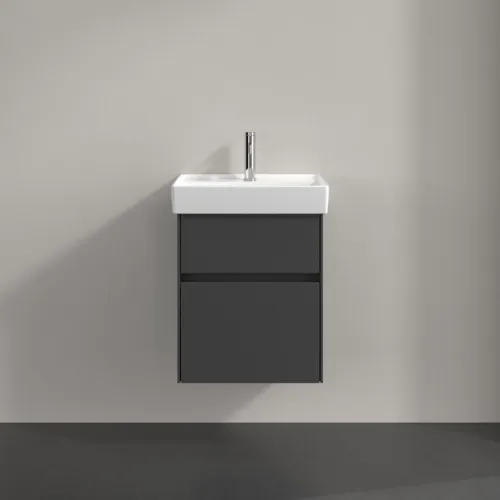 VILLEROY BOCH Toaletní skříňka Collaro, 2 výsuvy, 460 x 546 x 374 mm, grafitová barva #C00600VR, obrázek 3