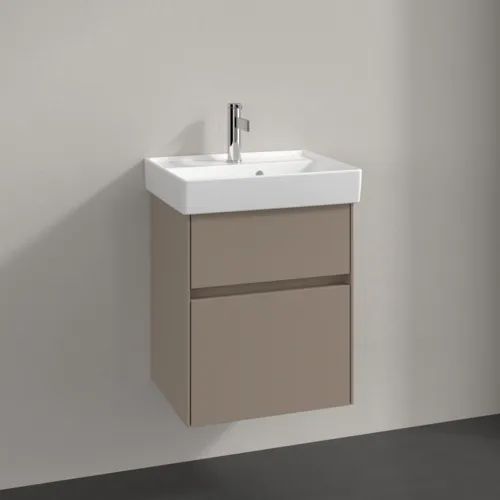 VILLEROY BOCH Toaletní skříňka Collaro, 2 výsuvy, 460 x 546 x 374 mm, taupe #C00600VM, obrázek 2