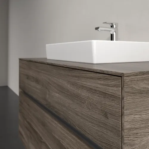 VILLEROY BOCH Umyvadlová skříňka Collaro, s osvětlením, 2 výsuvy, 1000 x 548 x 500 mm, dub kamenný #C016B0RK, obrázek 6