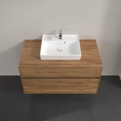 VILLEROY BOCH Umyvadlová skříňka Collaro, s osvětlením, 2 výsuvy, 1000 x 548 x 500 mm, dub Kansas #C016B0RH, obrázek 4
