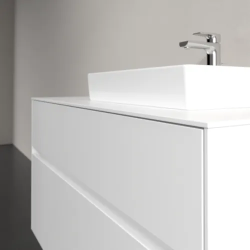 VILLEROY BOCH Collaro toaletní skříňka, s osvětlením, 2 výsuvy, 1000 x 548 x 500 mm, bílá matná / bílá matná #C015B0MS, obrázek 6
