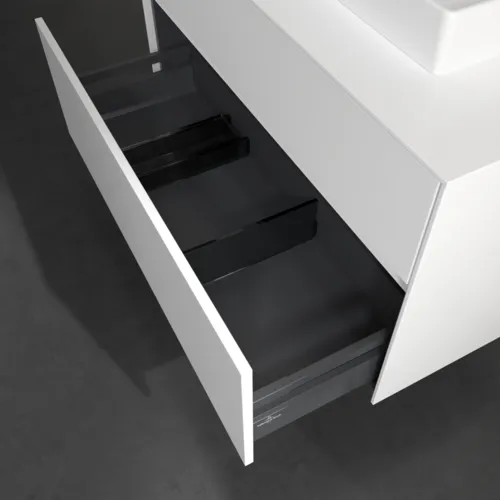 VILLEROY BOCH Collaro toaletní skříňka, s osvětlením, 2 výsuvy, 1000 x 548 x 500 mm, bílá matná / bílá matná #C015B0MS, obrázek 7