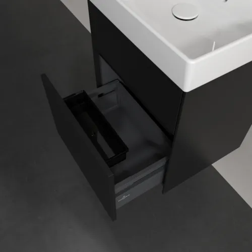 VILLEROY BOCH Toaletní skříňka Collaro, 2 výsuvy, 460 x 546 x 374 mm, Volcano Black #C00600VL, obrázek 6