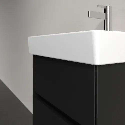 VILLEROY BOCH Toaletní skříňka Collaro, 2 výsuvy, 460 x 546 x 374 mm, Volcano Black #C00600VL, obrázek 5