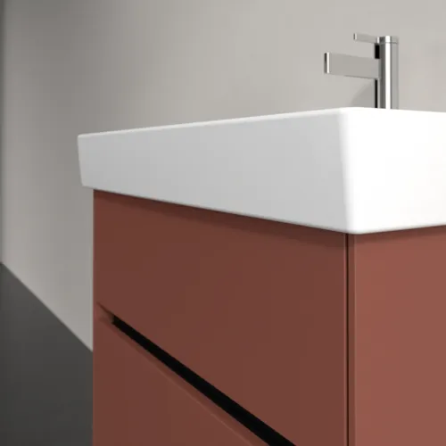 VILLEROY BOCH Toaletní skříňka Collaro, 2 výsuvy, 604 x 546 x 444 mm, vínově červená #C00900AH, obrázek 5