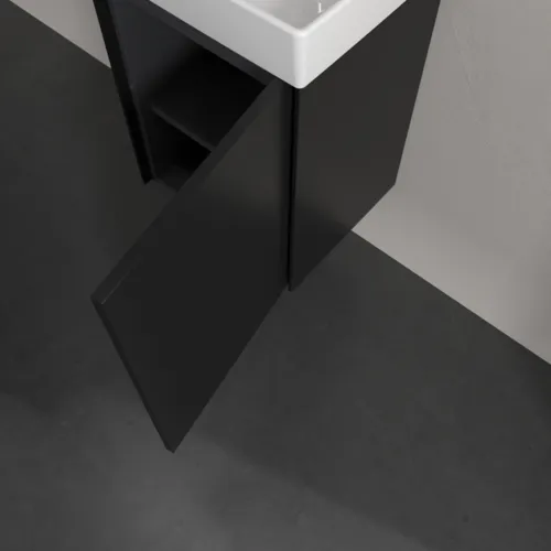 VILLEROY BOCH Toaletní skříňka Collaro, 1 dvířka, 410 x 546 x 344 mm, Volcano Black #C00501VL, obrázek 7