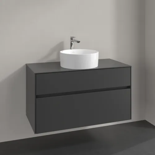 VILLEROY BOCH Collaro toaletní skříňka, 2 výsuvy, 1000 x 548 x 500 mm, grafit / grafit #C03800VR, obrázek 2
