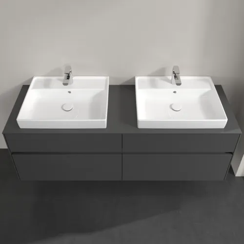 VILLEROY BOCH Toaletní skříňka Collaro, s osvětlením, 4 výsuvy, 1600 x 548 x 500 mm, lesklá šedá / lesklá šedá #C024B0FP, obrázek 4