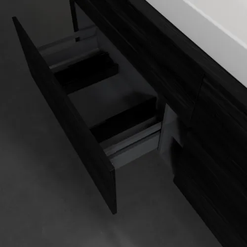 VILLEROY BOCH Toaletní skříňka Collaro, s osvětlením, 4 výsuvy, 1600 x 548 x 500 mm, černý dub / černý dub #C031B0AB, obrázek 7