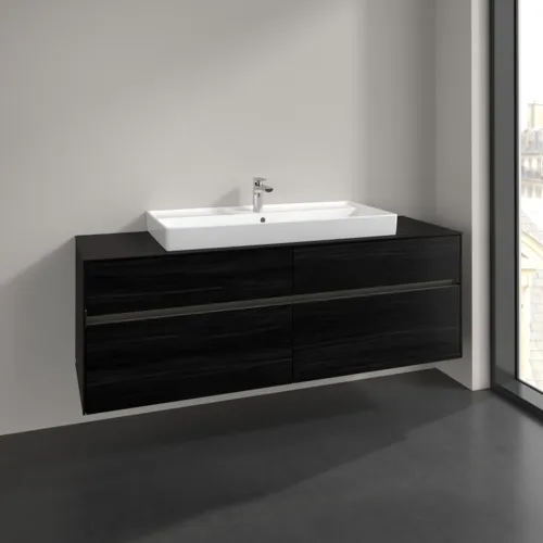 VILLEROY BOCH Toaletní skříňka Collaro, s osvětlením, 4 výsuvy, 1600 x 548 x 500 mm, černý dub / černý dub #C031B0AB, obrázek 2