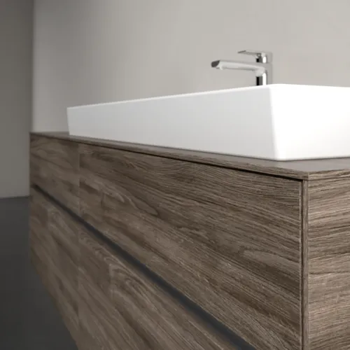 VILLEROY BOCH Toaletní skříňka Collaro, 4 výsuvy, 1600 x 548 x 500 mm, dub kamenný #C03000RK, obrázek 5
