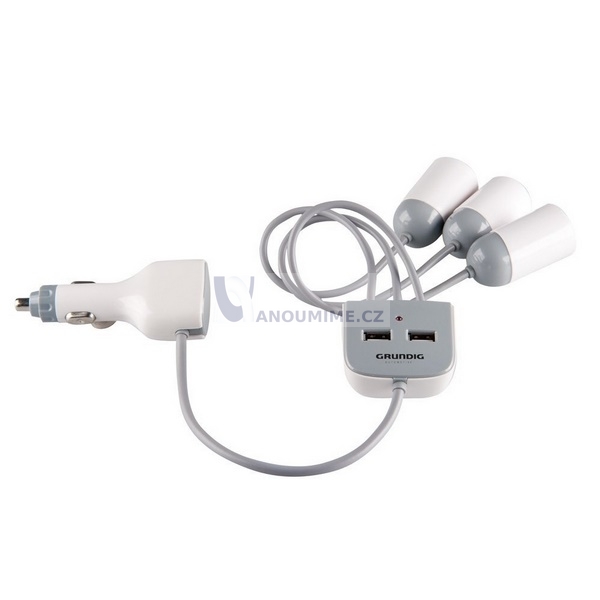Grundig autonabíječka s 5 výstupy 12 / 24 V