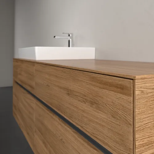 VILLEROY BOCH Toaletní skříňka Collaro, 4 výsuvy, 1600 x 548 x 500 mm, dub Kansas #C02200RH, obrázek 5