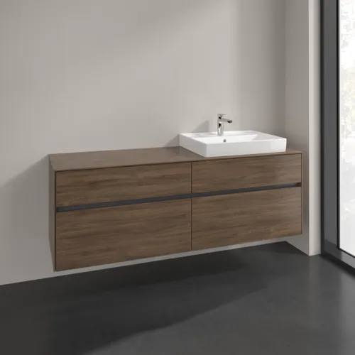 VILLEROY BOCH Toaletní skříňka Collaro, 4 výsuvy, 1600 x 548 x 500 mm, Arizona Oak / Arizona Oak #C02300VH, obrázek 2