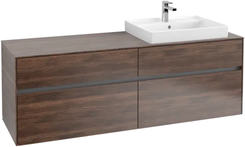 VILLEROY BOCH Toaletní skříňka Collaro, 4 výsuvy, 1600 x 548 x 500 mm, Arizona Oak / Arizona Oak #C02300VH