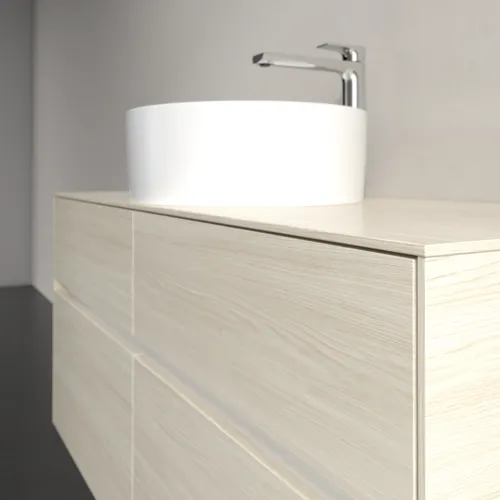 VILLEROY BOCH Toaletní skříňka Collaro, 4 výsuvy, 1200 x 548 x 500 mm, bílý dub / bílý dub #C04100AA, obrázek 5