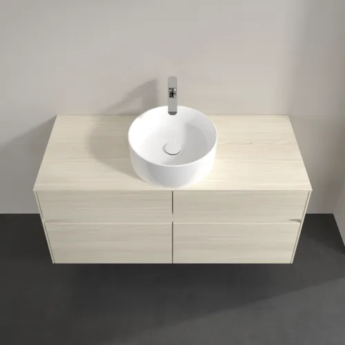 VILLEROY BOCH Toaletní skříňka Collaro, 4 výsuvy, 1200 x 548 x 500 mm, bílý dub / bílý dub #C04100AA, obrázek 4