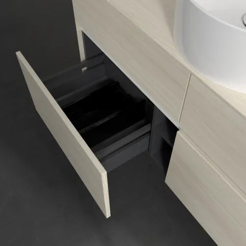 VILLEROY BOCH Toaletní skříňka Collaro, 4 výsuvy, 1200 x 548 x 500 mm, bílý dub / bílý dub #C04100AA, obrázek 6