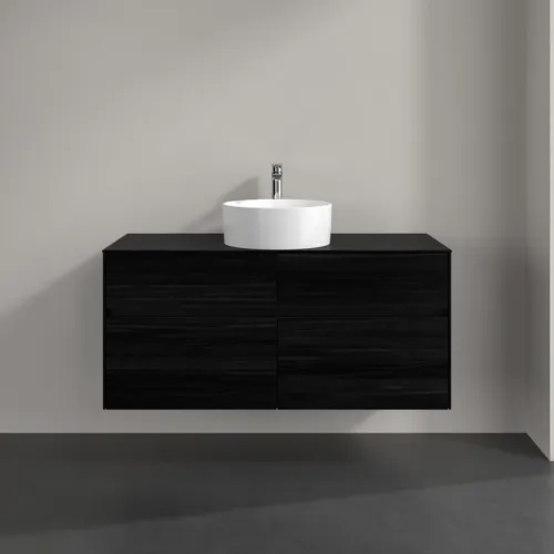 VILLEROY BOCH Toaletní skříňka Collaro, 4 výsuvy, 1200 x 548 x 500 mm, černý dub / černý dub #C04100AB, obrázek 3