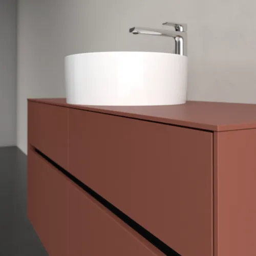 VILLEROY BOCH Toaletní skříňka Collaro, 4 výsuvy, 1200 x 548 x 500 mm, Vínově červená / Vínově červená #C04100AH, obrázek 5