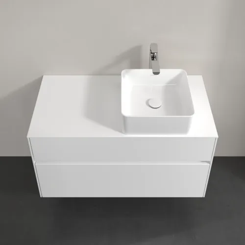 VILLEROY BOCH Collaro toaletní skříňka, s osvětlením, 2 výsuvy, 1000 x 548 x 500 mm, lesklá bílá / lesklá bílá #C040B0DH, obrázek 4