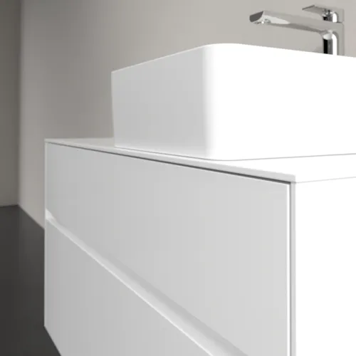 VILLEROY BOCH Collaro toaletní skříňka, s osvětlením, 2 výsuvy, 1000 x 548 x 500 mm, lesklá bílá / lesklá bílá #C040B0DH, obrázek 6