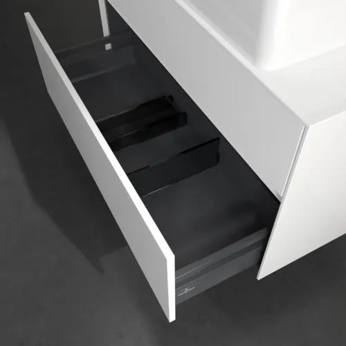 VILLEROY BOCH Collaro toaletní skříňka, s osvětlením, 2 výsuvy, 1000 x 548 x 500 mm, lesklá bílá / lesklá bílá #C040B0DH, obrázek 7