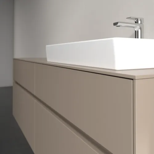 VILLEROY BOCH Toaletní skříňka Collaro, 4 výsuvy, 1600 x 548 x 500 mm, taupe / taupe #C02300VM, obrázek 5