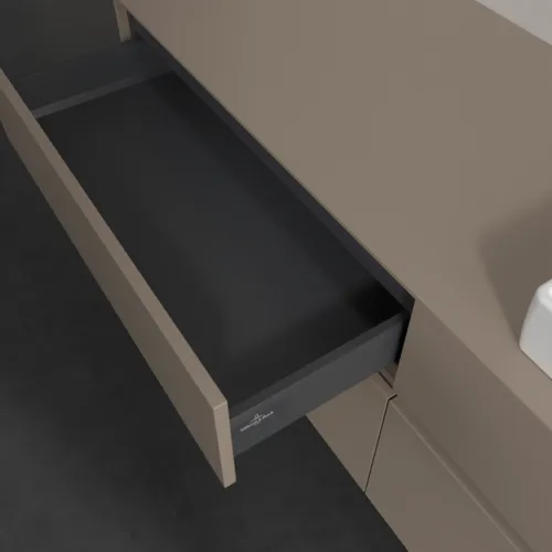 VILLEROY BOCH Toaletní skříňka Collaro, 4 výsuvy, 1600 x 548 x 500 mm, taupe / taupe #C02300VM, obrázek 7