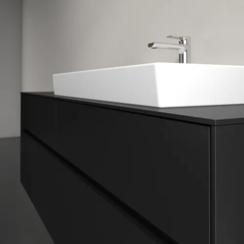 VILLEROY BOCH Toaletní skříňka Collaro, s osvětlením, 4 výsuvy, 1600 x 548 x 500 mm, Volcano Black / Volcano Black #C027B0VL, obrázek 6