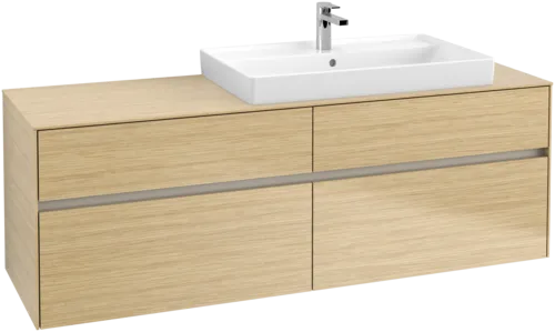 VILLEROY BOCH Toaletní skříňka Collaro, s osvětlením, 4 výsuvy, 1600 x 548 x 500 mm, severský dub / severský dub #C027B0VJ