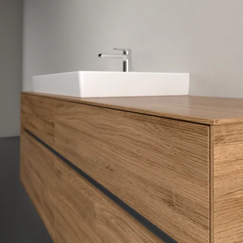 VILLEROY BOCH Toaletní skříňka Collaro, s osvětlením, 4 výsuvy, 1600 x 548 x 500 mm, dub Kansas #C026B0RH, obrázek 6