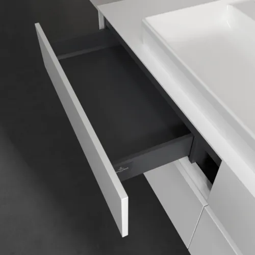 VILLEROY BOCH Toaletní skříňka Collaro, s osvětlením, 4 výsuvy, 1600 x 548 x 500 mm, lesklá bílá / lesklá bílá #C031B0DH, obrázek 8