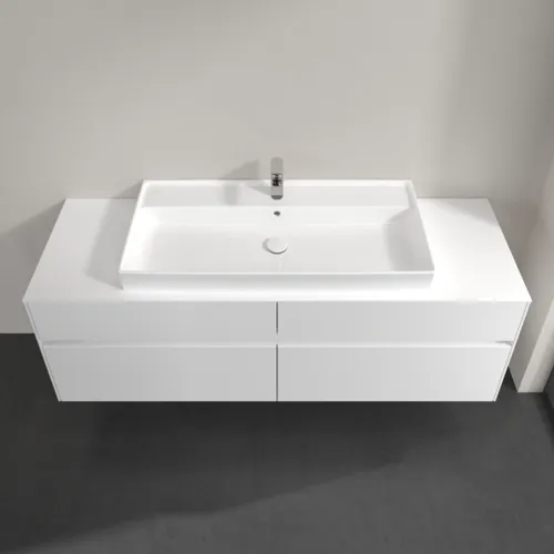VILLEROY BOCH Toaletní skříňka Collaro, s osvětlením, 4 výsuvy, 1600 x 548 x 500 mm, lesklá bílá / lesklá bílá #C031B0DH, obrázek 4