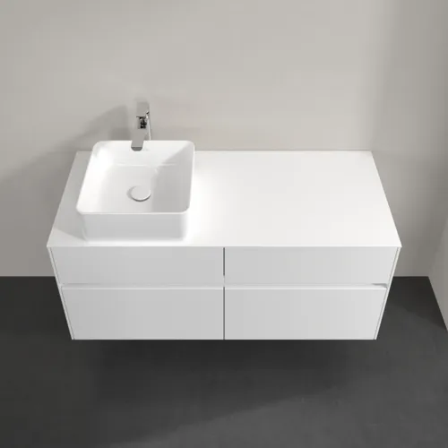 VILLEROY BOCH Collaro toaletní skříňka, s osvětlením, 4 výsuvy, 1200 x 548 x 500 mm, bílá matná / bílá matná #C042B0MS, obrázek 4