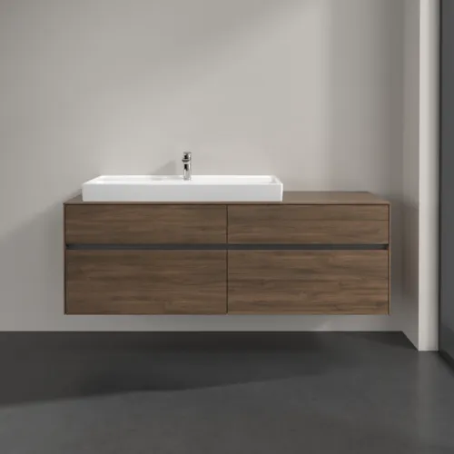 VILLEROY BOCH Toaletní skříňka Collaro, 4 výsuvy, 1600 x 548 x 500 mm, Arizona Oak / Arizona Oak #C02900VH, obrázek 3