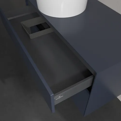 VILLEROY BOCH Toaletní skříňka Collaro, 2 výsuvy, 1000 x 548 x 500 mm, Marine Blue / Marine Blue #C03900VQ, obrázek 7