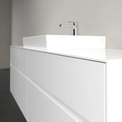 VILLEROY BOCH Toaletní skříňka Collaro, 4 výsuvy, 1600 x 548 x 500 mm, lesklá bílá / lesklá bílá #C02500DH, obrázek 5