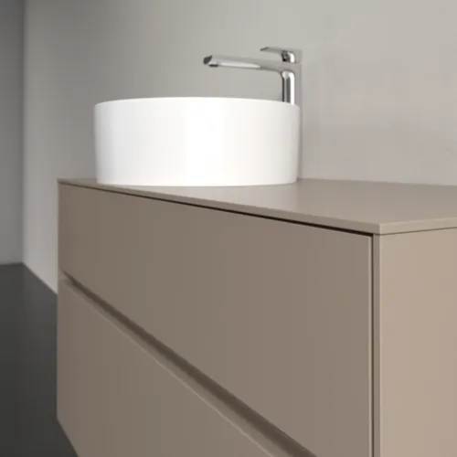 VILLEROY BOCH Toaletní skříňka Collaro, 2 výsuvy, 1000 x 548 x 500 mm, taupe / taupe #C03900VM, obrázek 5