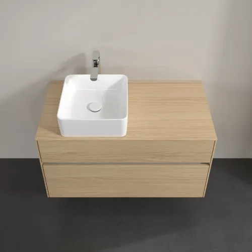 VILLEROY BOCH Toaletní skříňka Collaro, 2 výsuvy, 1000 x 548 x 500 mm, severský dub / severský dub #C03900VJ, obrázek 4